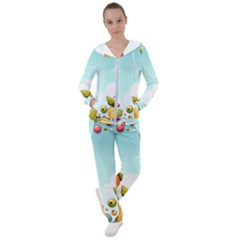 Fruits Sweet Papaya Orange Pattern Women s Tracksuit by Ravend