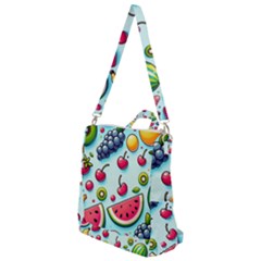 Fruits Sweet Pattern Crossbody Backpack by Ravend