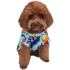 Fruits Sweet Pattern Dog T-shirt by Ravend