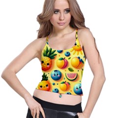 Fruits Fresh Sweet Pattern Spaghetti Strap Bra Top by Ravend