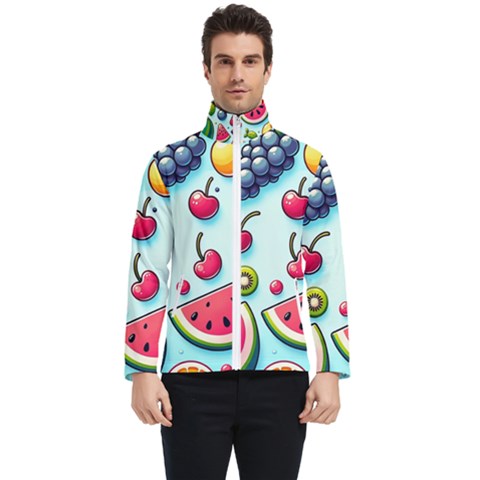 Fruits Sweet Pattern Men s Bomber Jacket by Ravend