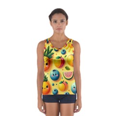 Fruits Fresh Sweet Pattern Sport Tank Top  by Ravend