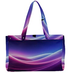 Cosmic Galaxy Quantum Art Nature Canvas Work Bag by Ravend