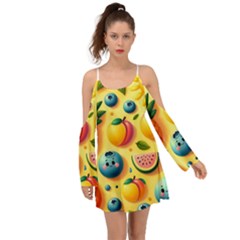 Fruits Fresh Sweet Pattern Boho Dress by Ravend