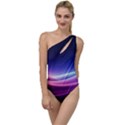 Cosmic Galaxy Quantum Art Nature To One Side Swimsuit View1