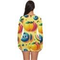 Fruits Fresh Sweet Pattern Long Sleeve Boyleg Swimsuit View4