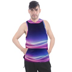 Cosmic Galaxy Quantum Art Nature Men s Sleeveless Hoodie