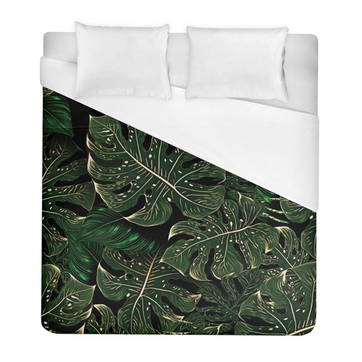 Monstera Plant Tropical Jungle Duvet Cover (Full/ Double Size)