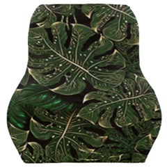 Monstera Plant Tropical Jungle Car Seat Back Cushion  by Ravend