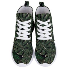 Monstera Plant Tropical Jungle Women s Lightweight High Top Sneakers by Ravend