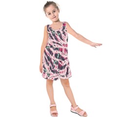 Drawing Notebook Print Reason Kids  Sleeveless Dress by Ravend