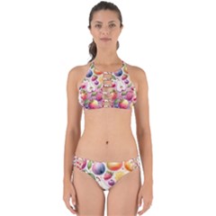 Fruits Apple Strawberry Raspberry Perfectly Cut Out Bikini Set by Ravend