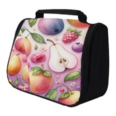 Fruits Apple Strawberry Raspberry Full Print Travel Pouch (small) by Ravend