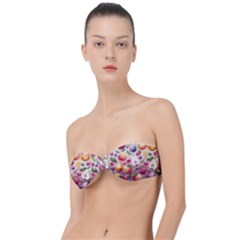 Fruits Apple Strawberry Raspberry Classic Bandeau Bikini Top  by Ravend