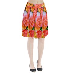 Bouquet Floral Blossom Anniversary Pleated Skirt by Ravend