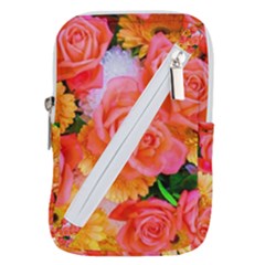 Bouquet Floral Blossom Anniversary Belt Pouch Bag (large) by Ravend