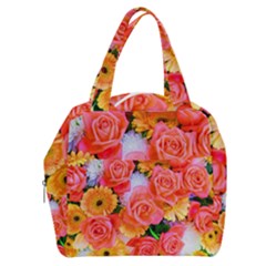 Bouquet Floral Blossom Anniversary Boxy Hand Bag by Ravend