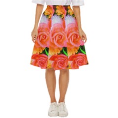 Bouquet Floral Blossom Anniversary Classic Short Skirt by Ravend