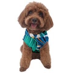 Leaves Tropical Exotic Green Plant Dog Sweater by Ravend