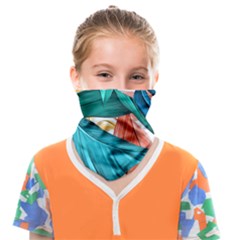 Leaves Tropical Exotic Green Plant Face Covering Bandana (kids) by Ravend