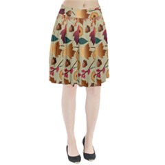 Autumn Leaves Colours Season Pleated Skirt by Ravend