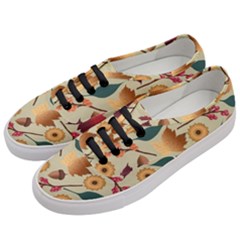 Autumn Leaves Colours Season Women s Classic Low Top Sneakers by Ravend