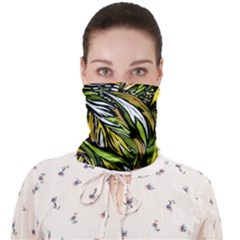 Foliage Pattern Texture Background Face Covering Bandana (adult) by Ravend