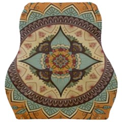 Mandala Floral Decorative Flower Art Car Seat Velour Cushion  by Ravend