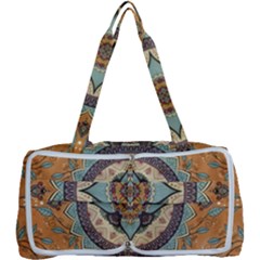 Mandala Floral Decorative Flower Art Multi Function Bag by Ravend