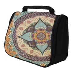 Mandala Floral Decorative Flower Art Full Print Travel Pouch (small) by Ravend