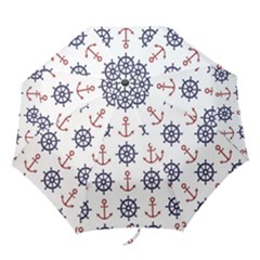 Nautical Seamless Pattern Folding Umbrellas by Grandong