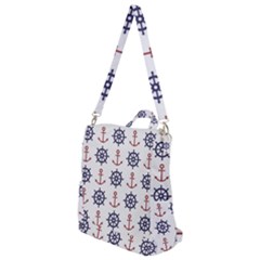 Nautical Seamless Pattern Crossbody Backpack by Grandong