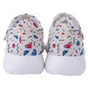 Hearts Seamless Pattern Memphis Style Women s Velcro Strap Shoes View4