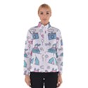 Transportation Seamless Pattern Women s Bomber Jacket View1