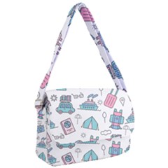 Transportation Seamless Pattern Courier Bag by Grandong