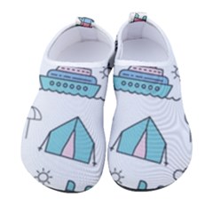 Transportation Seamless Pattern Women s Sock-style Water Shoes by Grandong