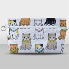 Cat Kitten Seamless Pattern Handbag Organizer by Grandong