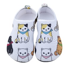 Cat Kitten Seamless Pattern Men s Sock-style Water Shoes by Grandong