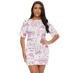 Cute Girly Seamless Pattern Just Threw It On Dress by Grandong