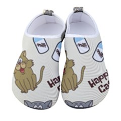 Cute Astronaut Cat With Star Galaxy Elements Seamless Pattern Men s Sock-style Water Shoes by Grandong