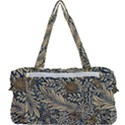 Brown Vintage Background Vintage Floral Pattern, Brown Multi Function Bag View2