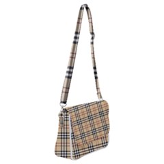 Burberry, Checker, Clothes, Fashion, Pattern Shoulder Bag With Back Zipper by nateshop