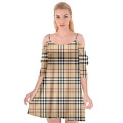 Burberry, Checker, Clothes, Fashion, Pattern Cutout Spaghetti Strap Chiffon Dress by nateshop