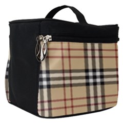 Burberry, Checker, Clothes, Fashion, Pattern Make Up Travel Bag (small) by nateshop