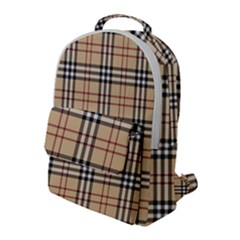 Burberry, Checker, Clothes, Fashion, Pattern Flap Pocket Backpack (large) by nateshop