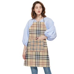 Burberry, Checker, Clothes, Fashion, Pattern Pocket Apron by nateshop