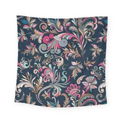 Coorful Flowers Pattern Floral Patterns Square Tapestry (small) by nateshop