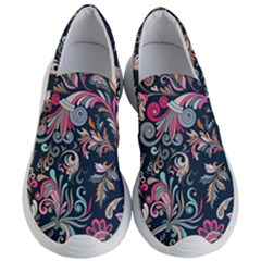 Coorful Flowers Pattern Floral Patterns Women s Lightweight Slip Ons by nateshop