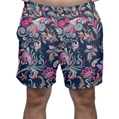 Coorful Flowers Pattern Floral Patterns Men s Shorts by nateshop