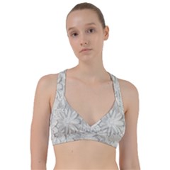 Damask, Desenho, Flowers, Gris Sweetheart Sports Bra by nateshop